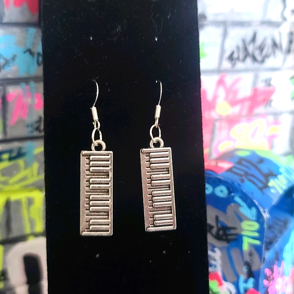 Hand Made Keyboard Earrings